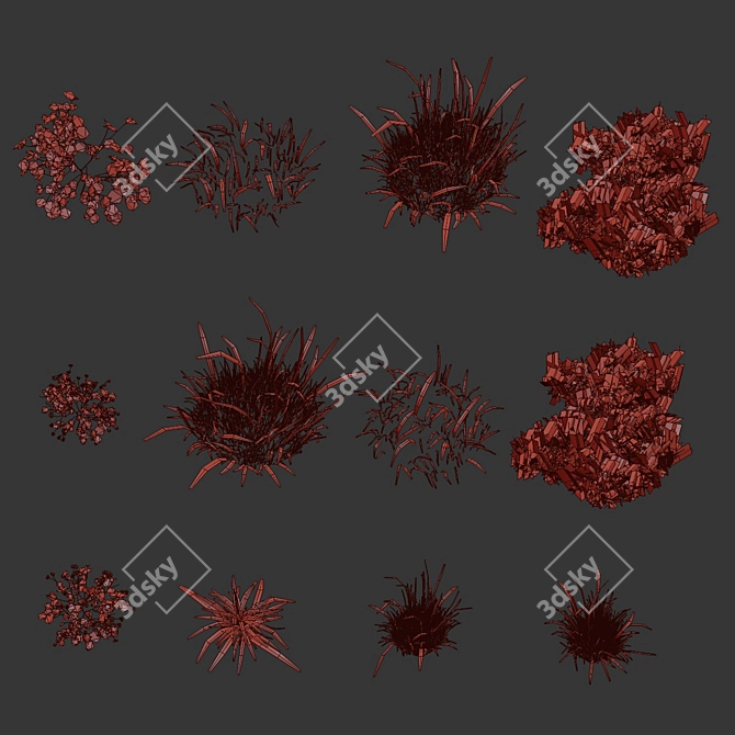 Lush Forest Grass for 3D Scenes 3D model image 7