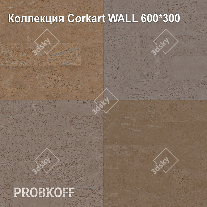 Corkart OM Wall Coverings 3D model image 3