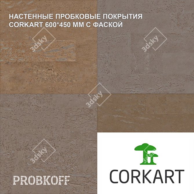 Corkart OM Wall Coverings 3D model image 6