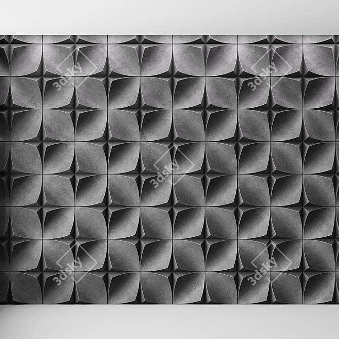 Seamless Tile Material 3D model image 1