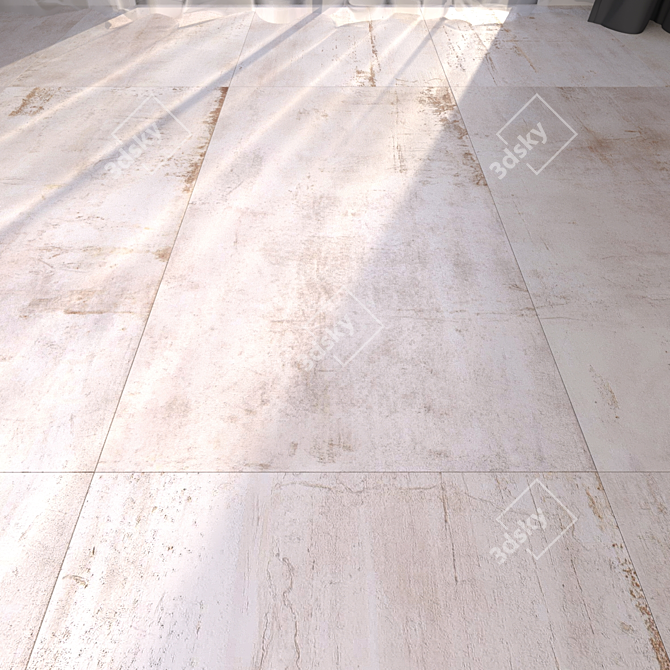 Rebel White 60x120: Floor & Wall Perfect 3D model image 1