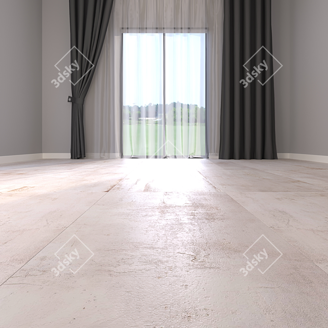 Rebel White 60x120: Floor & Wall Perfect 3D model image 2