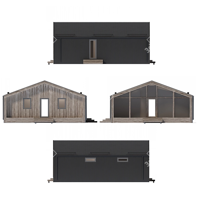 EcoStroy: Sustainable Background Model 3D model image 4