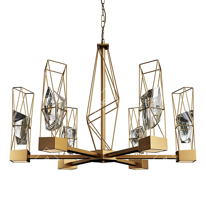 Elegant Berger Lamp: Modern Design 3D model image 1