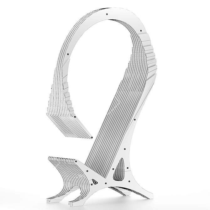 Innovative Parametric Chair - Ultimate Comfort! 3D model image 4