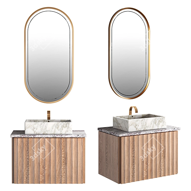 Perfectly Designed Vanity 3D model image 1