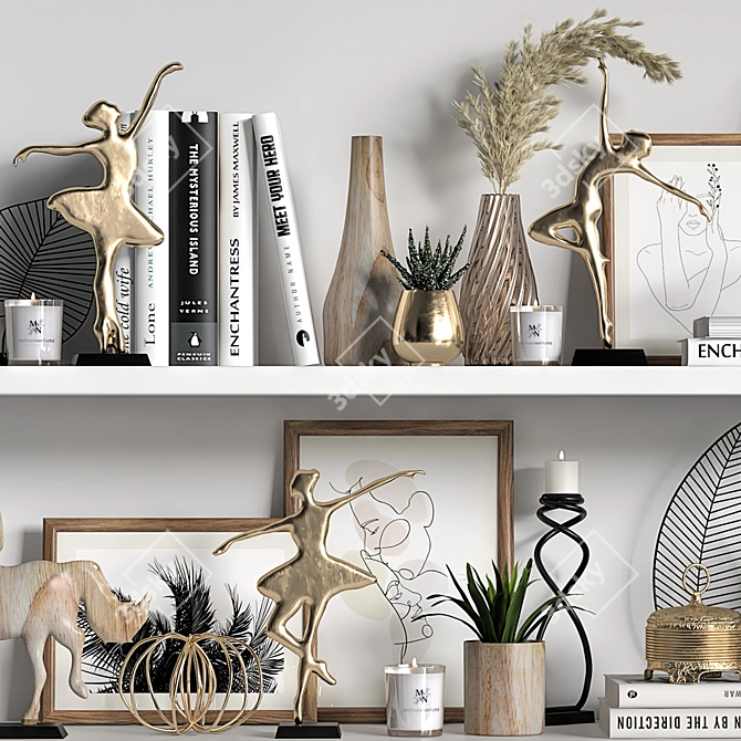 Versatile Decor Set '18 3D model image 7