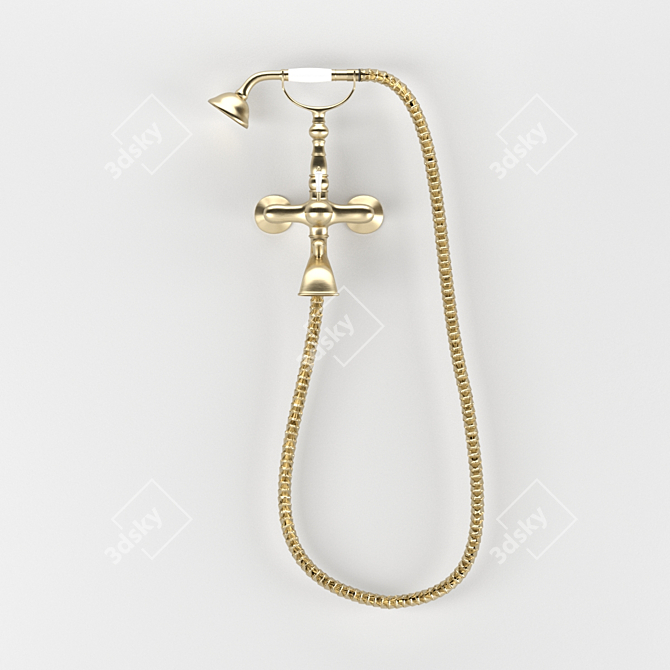 Artistic Classic Shower Mixer 3D model image 2