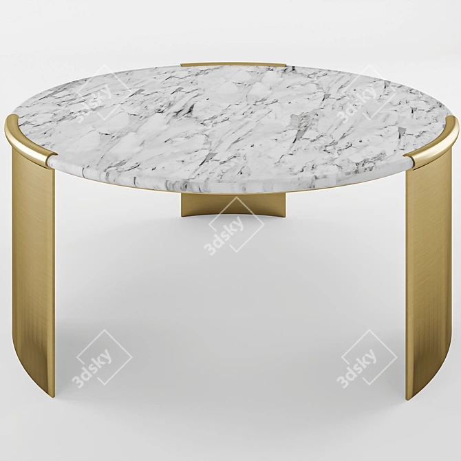 Ortega Coffee Tables: Stylish & Functional 3D model image 6