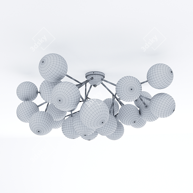 Luxury Megapolis Lamp 3D model image 9