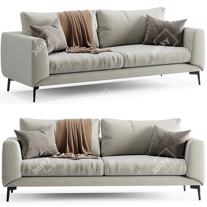 Modern Boconcept Fargo Sofa 3D model image 1