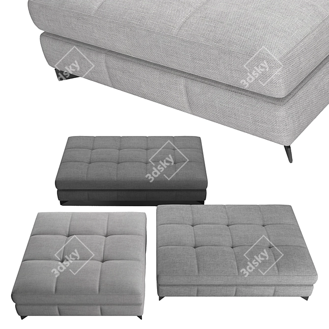 Elegant Ottoman - Blazer Collection 3D model image 1