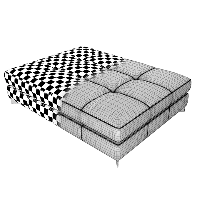 Elegant Ottoman - Blazer Collection 3D model image 5