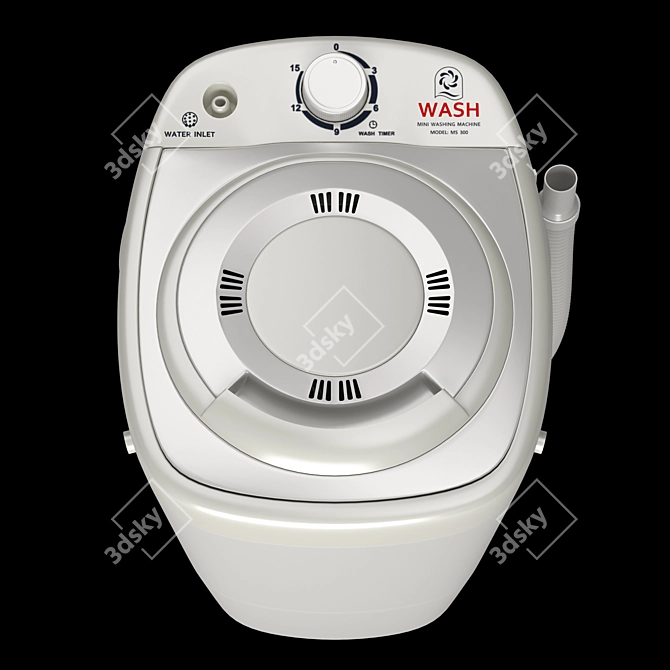 Compact Washing Machine 300 3D model image 7