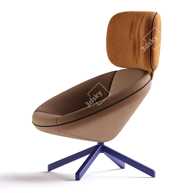 Elegant Tortuga Armchair: Perfect Comfort 3D model image 2