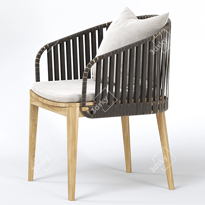 Elevate Mood with Tribu Chair 3D model image 3