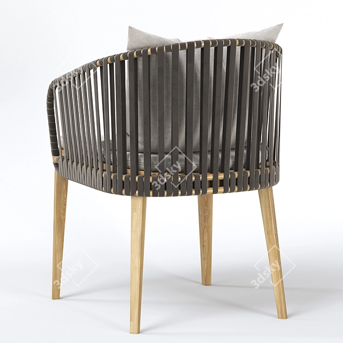 Elevate Mood with Tribu Chair 3D model image 4