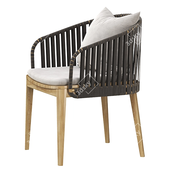 Elevate Mood with Tribu Chair 3D model image 8