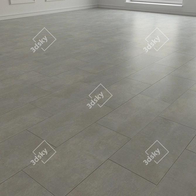 Moduleo Porcelain Stoneware Tile 3D model image 2