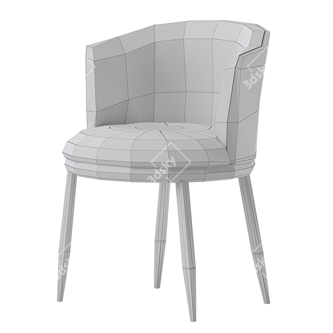 Elegant Eichholtz Filmore Dining Chair 3D model image 4