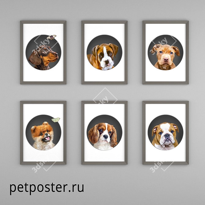 PetPoster: Stylish Pet Posters 3D model image 1