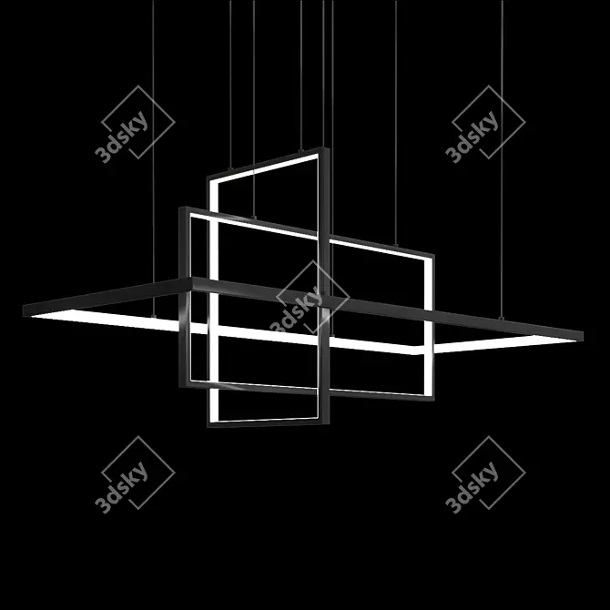 TILAN Ceiling Mount Design Lamp 3D model image 7