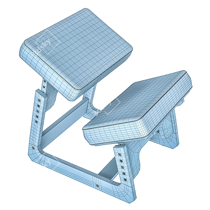 ErgoRelax Orthopedic Chair 3D model image 4