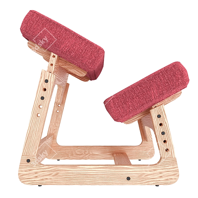 ErgoRelax Orthopedic Chair 3D model image 8