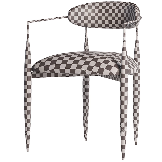 Modern Dining Chair 3D model image 4