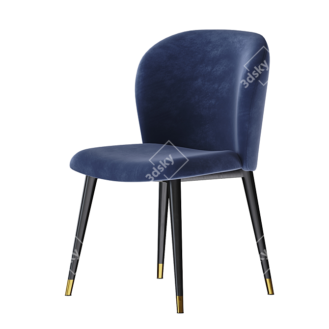 Elegant Eichholtz Volante Dining Chair 3D model image 1