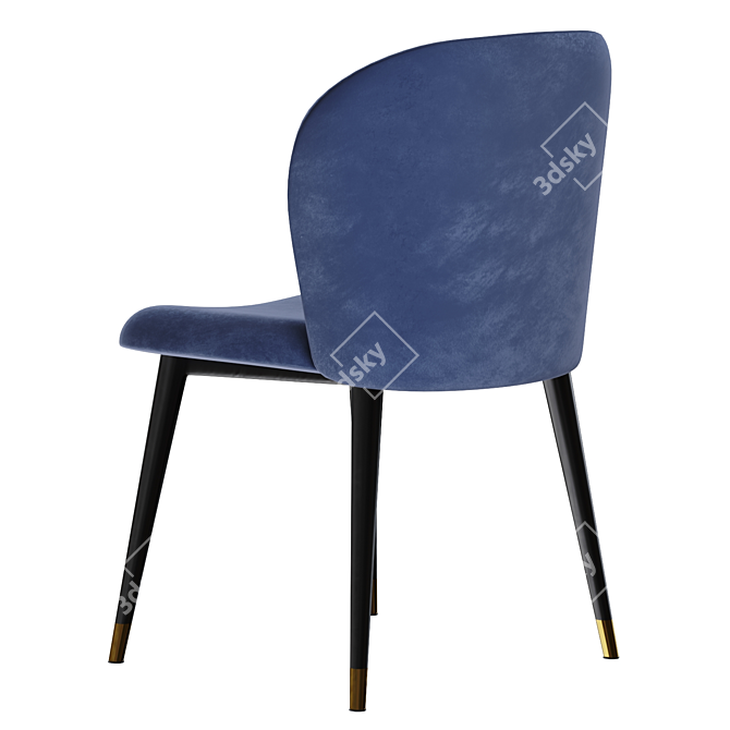 Elegant Eichholtz Volante Dining Chair 3D model image 2