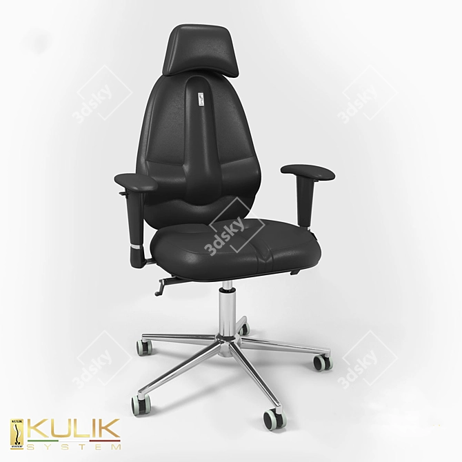 Kulik System Classic Ergonomic Chair 3D model image 1