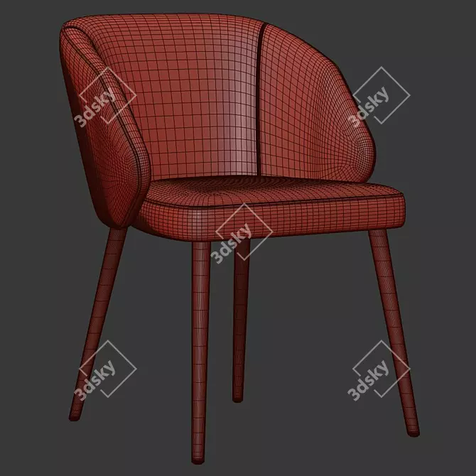 Alissa A970c Ergonomic Chair 3D model image 5