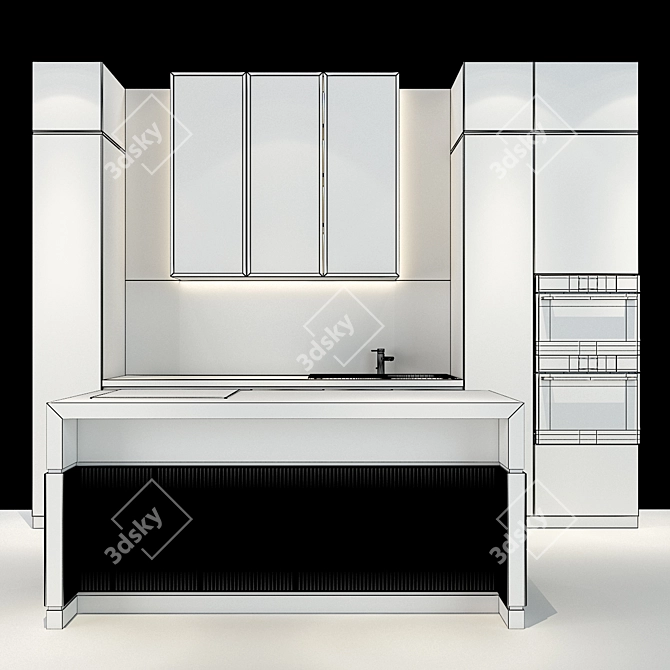 61 Piece Kitchen Set 3D model image 2