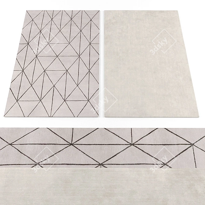 325 Rugs Collection: Elegant Carpet Archive 3D model image 3