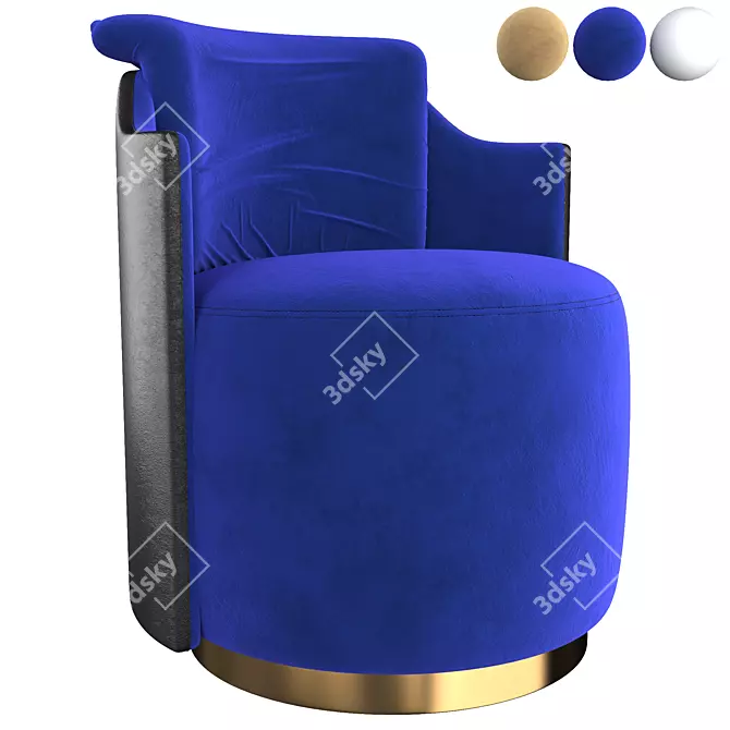 SolidArmchair: Modern and Stylish Furniture 3D model image 3