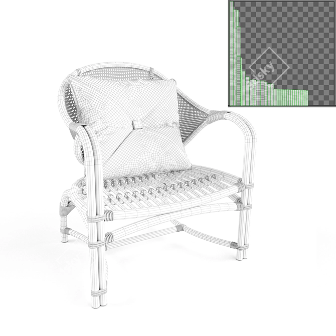 Sleek Koko Chair: Modern Elegance 3D model image 5
