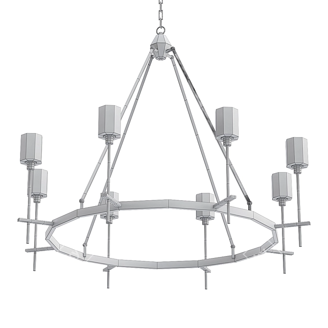 Sleek Salita Pendant: Perfect Lighting Solution 3D model image 2