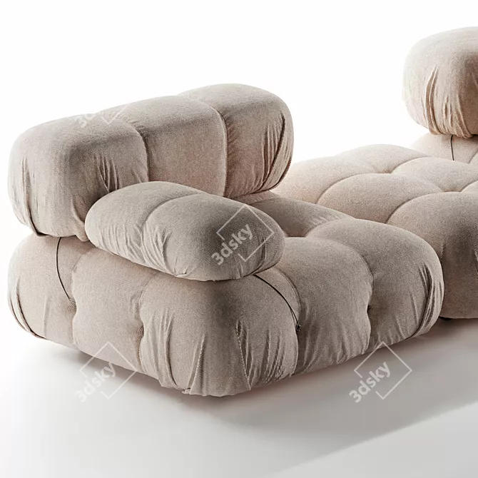 Title: Modern Bb Italia Camaleonda Sofa 3D model image 4