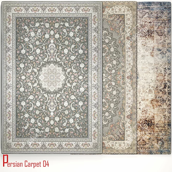Exquisite Persian Carpet 04 3D model image 1