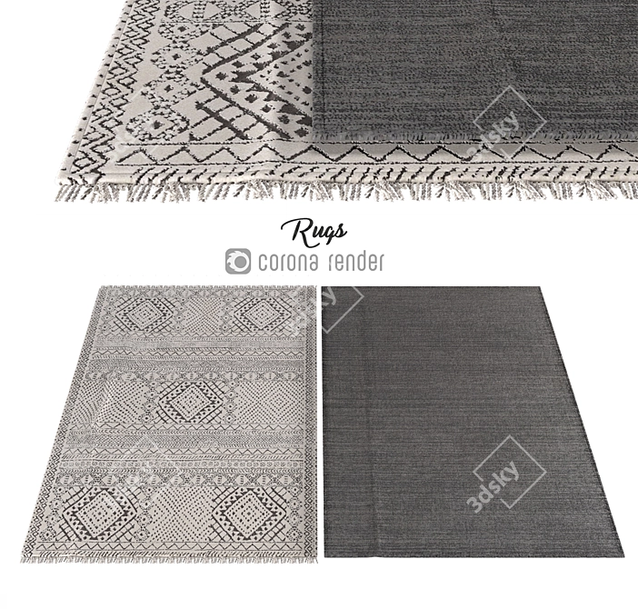 Stylish Carpets for Classy Homes 3D model image 1