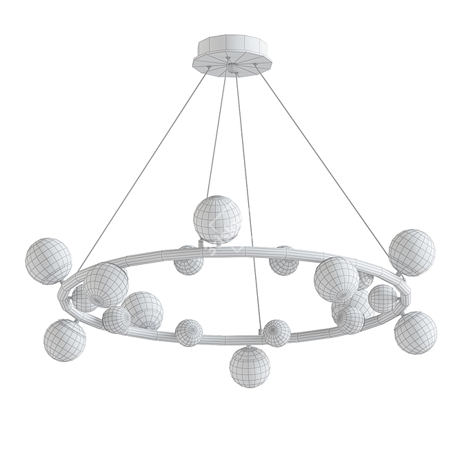 Monumental Round Living Table 3D model image 2