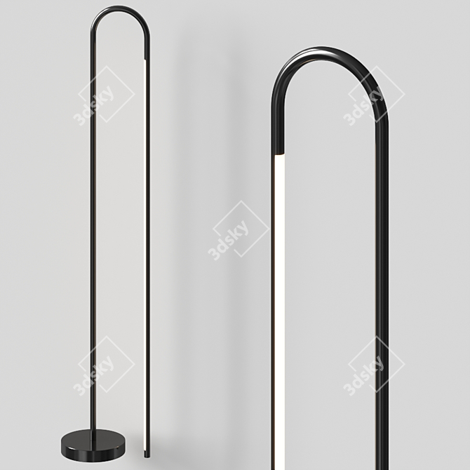 Nexia Bow Floor Lamp 3D model image 1