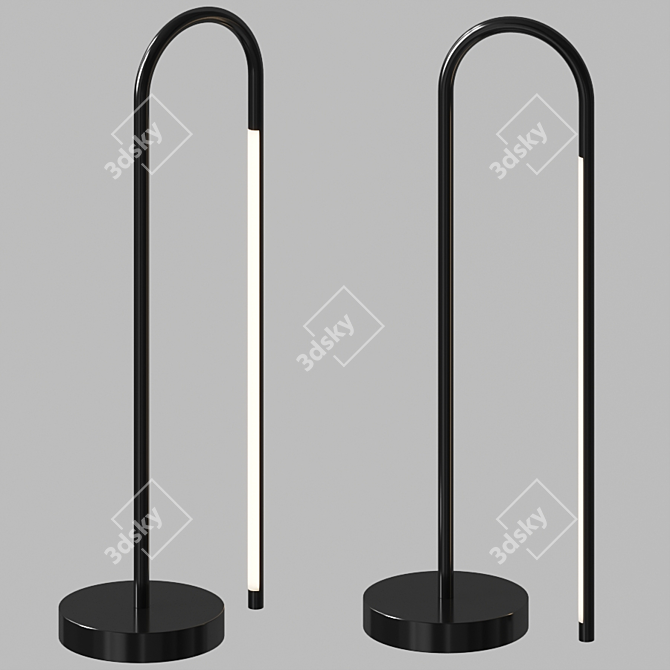 Nexia Bow: Elegant Table Lamp 3D model image 1