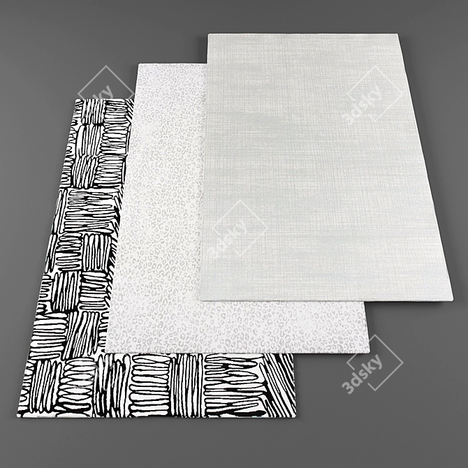Premium High Resolution Carpets 3D model image 1