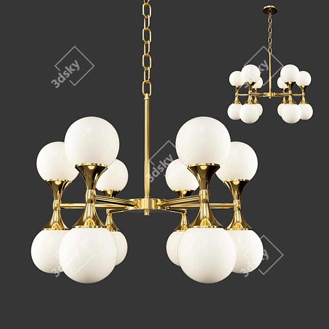 Astoria Light: Elegant and Versatile Lighting Solution 3D model image 1