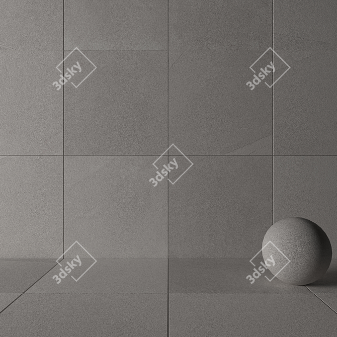 River Moon 120x120: Versatile Wall and Floor Tile 3D model image 3