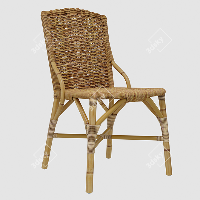 Elegant Douce Chair: Unico 2018 3D model image 5