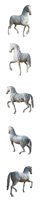 Majestic Equestrian Sculpture 3D model image 2