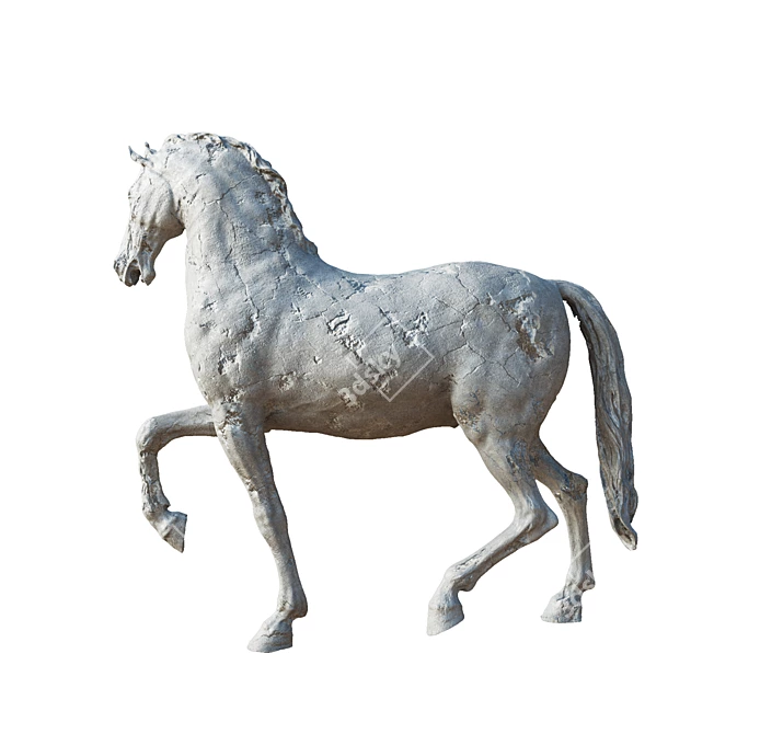 Majestic Equestrian Sculpture 3D model image 10